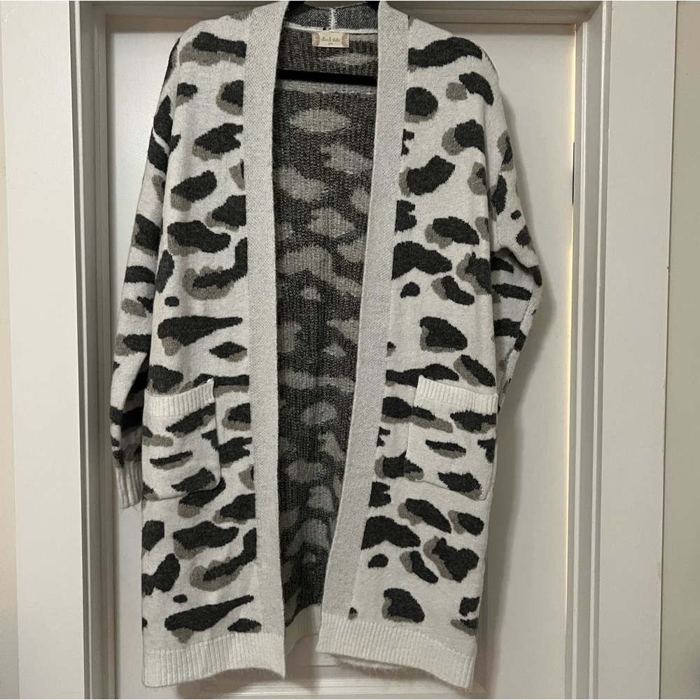 Alter'd State Cheetah Print Cardigan S/M